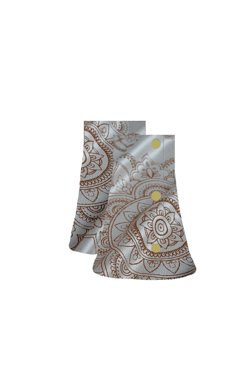 Schultergurtschoner Mandala Latte Macchiato x Bamboo - KOKADI