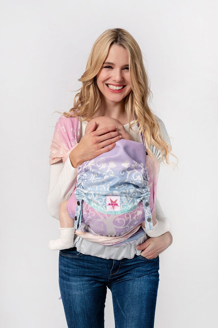 Draagzak WrapTai Marie in Wonderland SilverLine - KOKADI